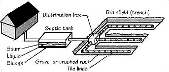 Maryland Septic Drainfield Trench